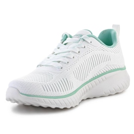 Chaussures Skechers Bobs Squad Chaos Parallel Lines W 117212-OFWT blanche 7