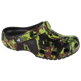Tongs Crocs Classic Spray Camo Clog 208305-001 vert 4