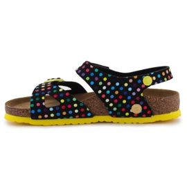 Birkenstock Colorado Rivet Logo Digital Dots Noir Sandales Jr 1023611 multicolore 8