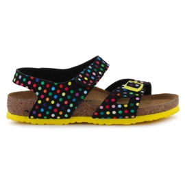 Birkenstock Colorado Rivet Logo Digital Dots Noir Sandales Jr 1023611 multicolore 10