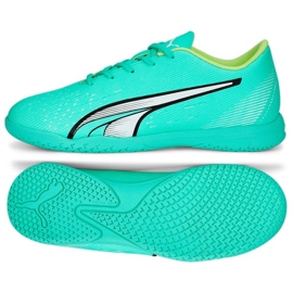 Puma Ultra Play It Jr 107237 01 chaussures de football vert vert 5