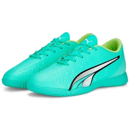 Puma Ultra Play It Jr 107237 01 chaussures de football vert vert 7