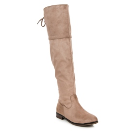 Juliet Bottines beiges avec un liseré 1
