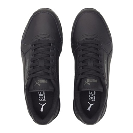 Chaussures Puma St Runner v3 L Jr 384904 01 le noir 9