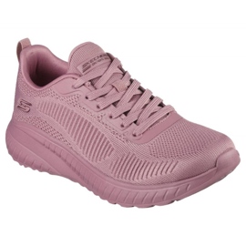 Skechers Memory Foam Bobs Squad Chaos Chaussures W 117209 Ras rose 4