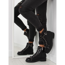 Bottes noires à clous ae82p noir cuivre 2