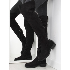 Bottes noires pour femmes AE63P Noir le noir 1