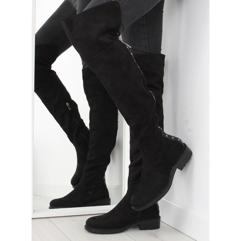 Bottes noires pour femmes AE63P Noir 1