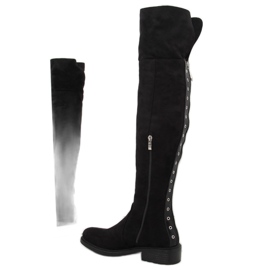 Bottes noires pour femmes AE63P Noir le noir 2