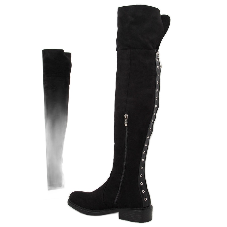 Bottes noires pour femmes AE63P Noir 2
