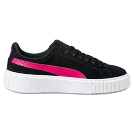 Chaussures Puma Suede Platform Snk Jr 363906 01 le noir 3