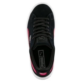 Chaussures Puma Suede Platform Snk Jr 363906 01 le noir 4