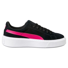 Chaussures Puma Suede Platform Snk Jr 363906 01 le noir 8