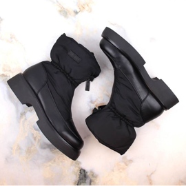 Bottes avec fermeture éclair isolées Big Star W INT1928 noir le noir 5