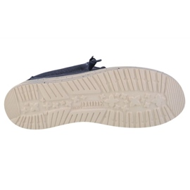Chaussures Hey Dude Wally en toile extensible M 40022-425 bleu 3