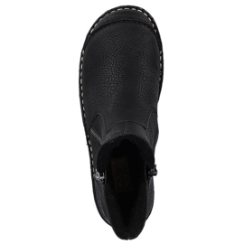 Bottes isolées confortables Rieker W RKR612 noir le noir 12