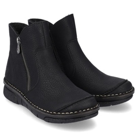 Bottes isolées confortables Rieker W RKR612 noir le noir 14