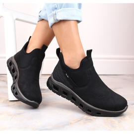 Rieker W RKR616 bottines à enfiler confortables, noir le noir 3