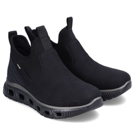Rieker W RKR616 bottines à enfiler confortables, noir le noir 9