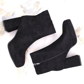 Bottines en daim Jezzi W JEZ411A, noir le noir 5