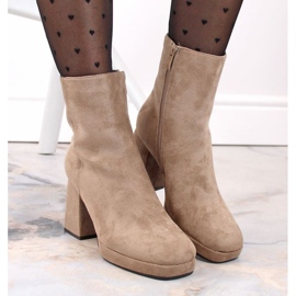 Bottines en daim Jezzi W JEZ411B, beige 6