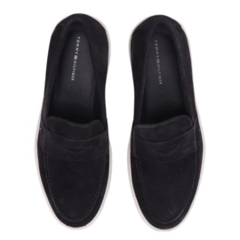 Tommy Hilfiger Mocassins tendance en daim léger FM0FM03963 bleu 7
