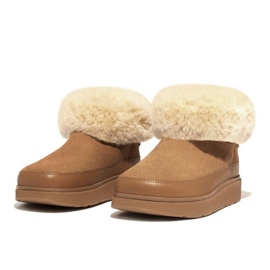 FitFlop GEN-FF Mini bottes en peau de mouton double face W GS6-A69 beige 3