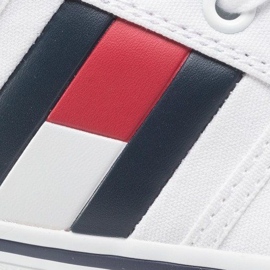 Tommy Hilfiger Baskets Tommy Jeans à plateforme avec drapeau EN0EN00944-YBR blanche 4