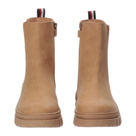 Bottines Tommy Hilfiger Bootie Cognac W T3A5-33059-0315582-582 brun 3