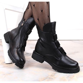 Filippo W PAW492 bottes zippées isolées, noir le noir 5