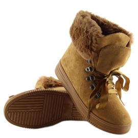 Bottes de neige de camel GF-179 camel jaune multicolore 1
