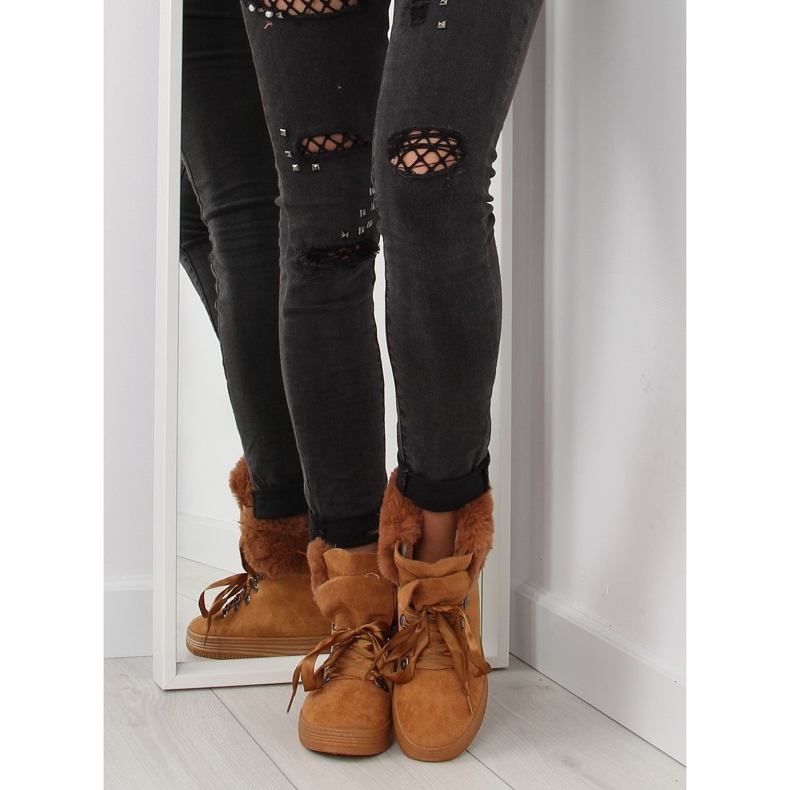 Bottes de neige de camel GF-179 camel jaune multicolore 2