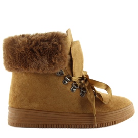 Bottes de neige de camel GF-179 camel jaune multicolore 5