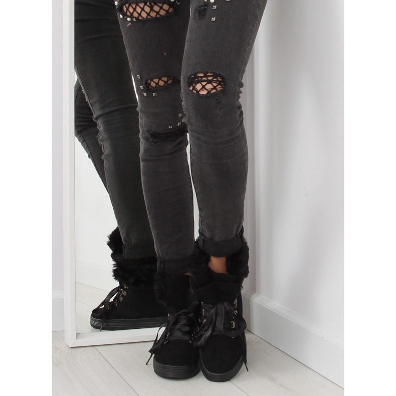 Bottes de neige noires de GF-179 noir 2