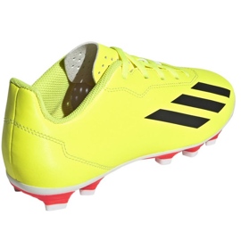 Chaussures Adidas X Crazyfast Club FxG IF0717 jaune 3