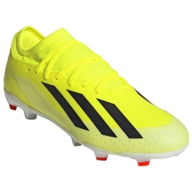 Chaussures Adidas X Crazyfast League Fg M IG0605 jaune 3