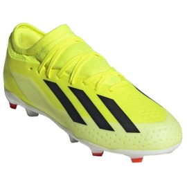 Chaussures Adidas X Crazyfast League Fg Jr IF0691 jaune 3