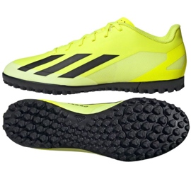 Chaussures Adidas X Crazyfast Club Tf M IF0723 jaune 4