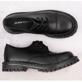 Gregor M GRE1206B bottes en cuir, noir le noir 5