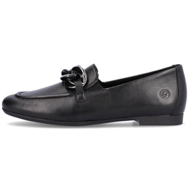 Rieker Chaussures en cuir confortables avec chaîne Remonte W RKR645, noir le noir 15