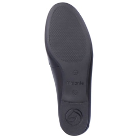Rieker Chaussures en cuir confortables avec chaîne Remonte W RKR645, noir le noir 17