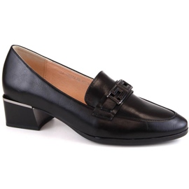 Vinceza W JAN270A chaussures à talons bas, noir le noir 4