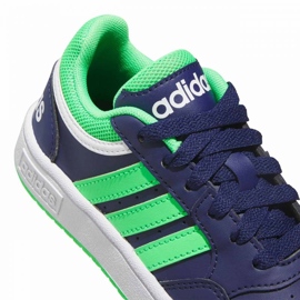 Chaussures Adidas Hoops 3.0 Jr IG3829 vert 3