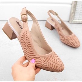 Sandales en daim Jezzi W JEZ403C rose 5