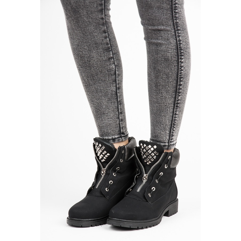 Bestelle Trappeurs avec jets noir 2