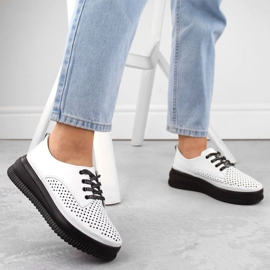 Chaussures ajourées Artiker W 54C1708 HBH70B blanche 4