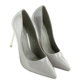 Talons argentés escarpins gris NF03 Gris 2 Talons argentés escarpins gris NF03 Gris 2