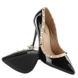 Escarpins à talon aiguille Valentina noir LL-76P Noir le noir brun 2