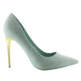 Daim talon doré LE-08 Baby Blue bleu 1