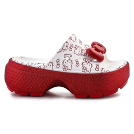 Crocs Hello Kitty Stomp Slide Blanc W 209815-100 tongs blanche 10